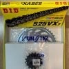 Kawasaki Versys 650 2007 2020 DID 520Vx3 Xring Çelik Zincir Dişli Set - motosiklet parçası görseli