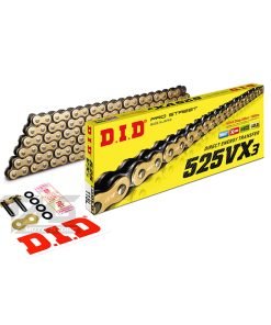 Dıd 525Vx3 114L Xrıng Gold Zincir - motosiklet parçası görseli