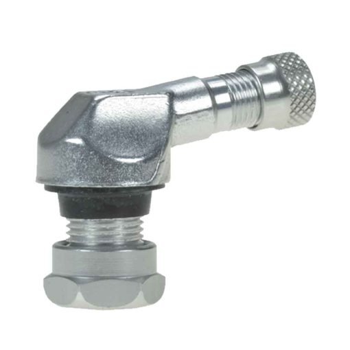 Motosiklet Sibop 11.3mm Açılı Alüminyum Gümüş Standart Sibop