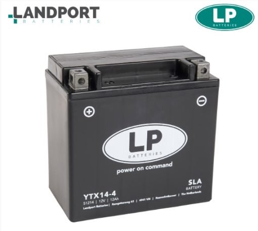 LP Landport Motosiklet Aküsü Ytx14 SLA Ltx14-4 12V 12Ah