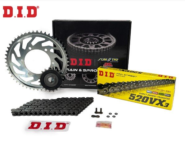 Suzukı V-Strom Dl 250 2017 2020 Dıd 520Vx3 Xrıng Çelik Zincir Set