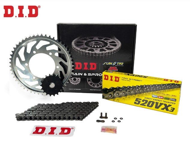 Yamaha R25 2015-2024 Dıd 520VX3 112L Çelik Renk Zincir Dişli Set